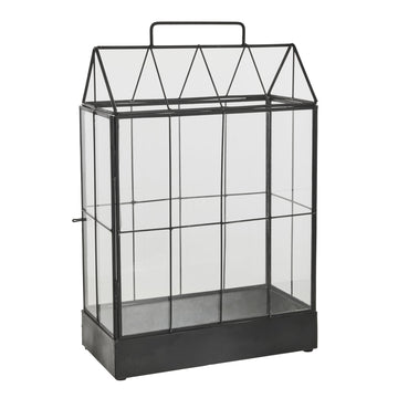 Simone-dekoration 25,5x13 cm. Svart