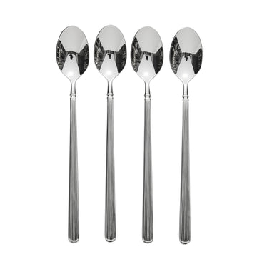 Delia Cafe Latte Tesked 19,9x15,7 cm. Silver