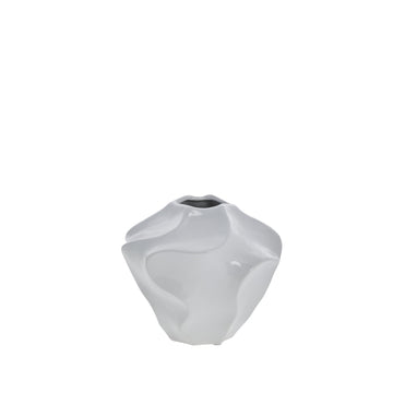 Jinia vas 17,5x17,5 cm. Vit
