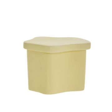 Brime-burk H15 x B15,6 cm. Gul