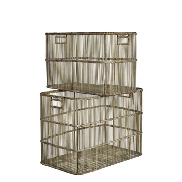 Nillekorg 62x36 cm. L. Natur