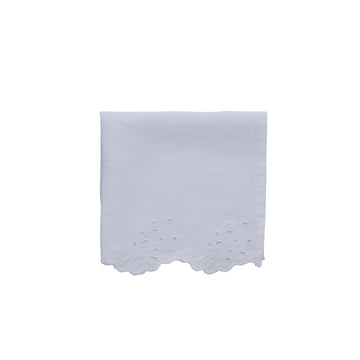 Anglaise servett 45x45 cm. Vit