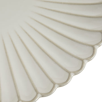 Camille tårtfat 15,5x15,5 cm. Off White