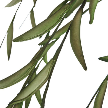 Happia blomsterdekoration H4 cm. Grön