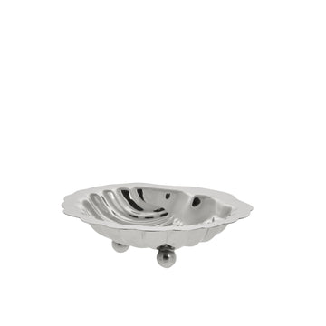 Scallia-bricka 12,5x12 cm. Silver