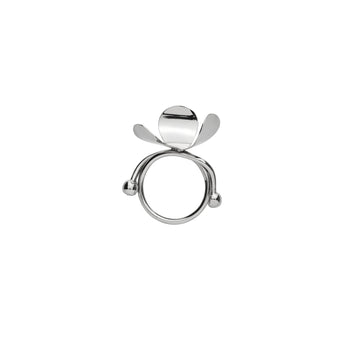 Sigrid servettring 5x2 cm. Silver