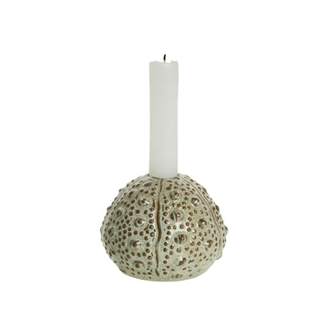Shellille ljusstake sjöborre D10 H7.5 Linne
