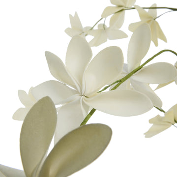 Happia blomsterdekoration H7 cm. Gul