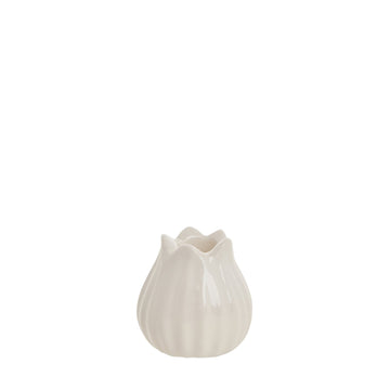 Dealie blomljusstake H6 Off White