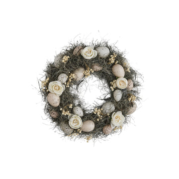 Nannia-krans H8 Grön/Vit