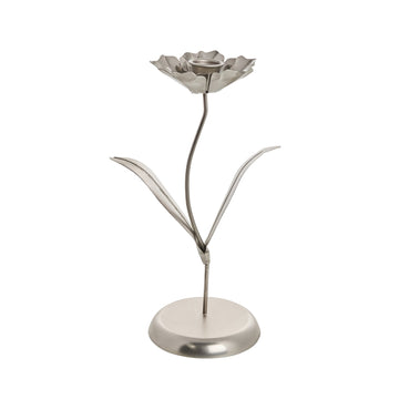 Steffia blomljusstake H26 Silver