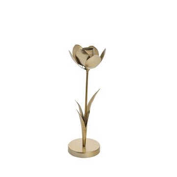 Stillia blomljusstake H22 L. Guld