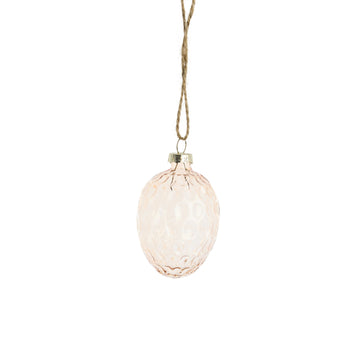 Florella äggprydnad H7 Rosa