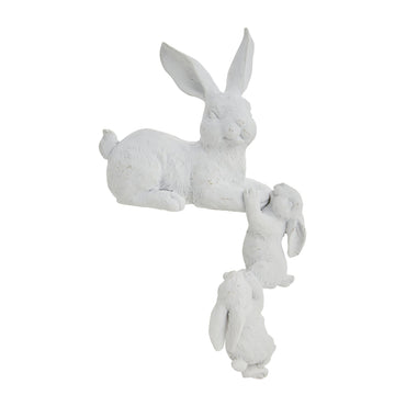 Selille kanindekoration H19.3 Vit