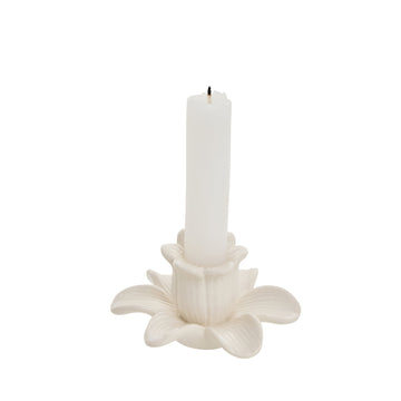 Deanne blomljusstake H5,6 Off White