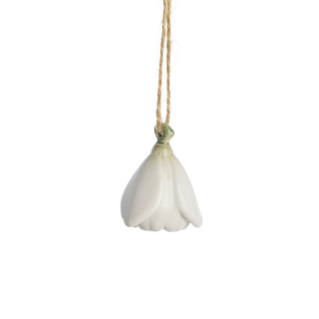 Dehlia set med 3 blomdekorationer Off White