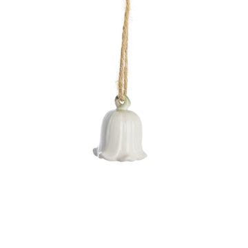 Dehlia set med 3 blomdekorationer Off White