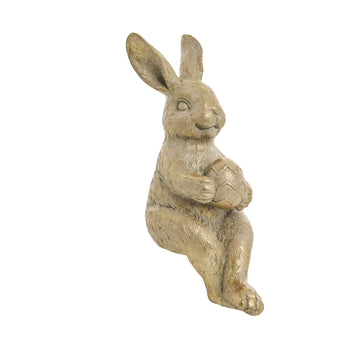 Selille kanindekoration H16,5 L. Guld