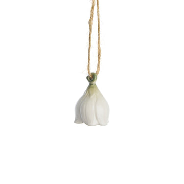 Dehlia set med 3 blomdekorationer Off White