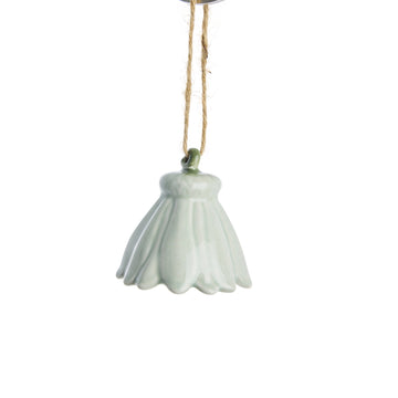 Dehlia set med 2 blomdekorationer L. Grön