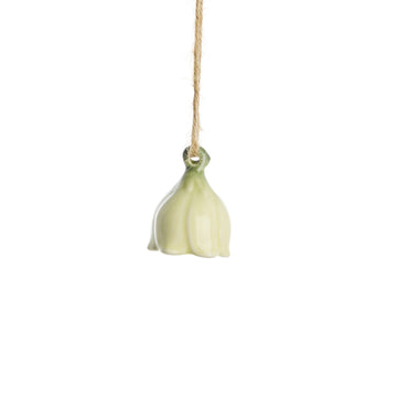 Dehlia set med 3 blomdekorationer Gul