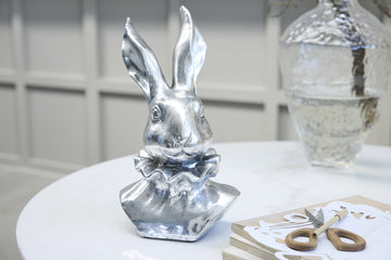 Siselle kanindekoration H33 Silver