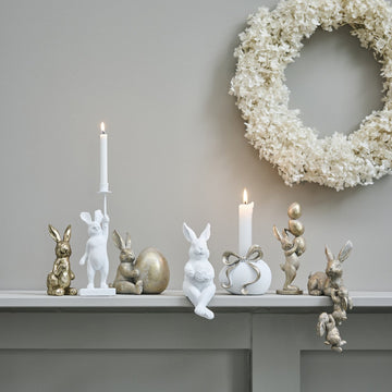 Selille kanindekoration H11.2 L. Guld