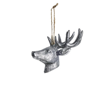 Serafina rådjur H12,5 cm. antikt silver