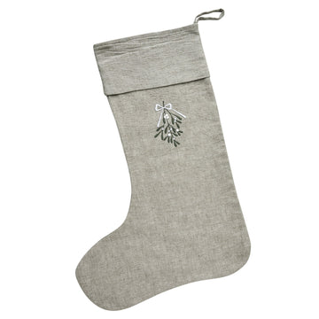 Missine julesokk H51 cm. sand