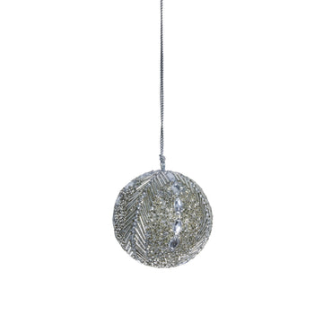 Alma dekoration H8 cm. silver
