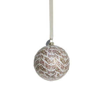 Hilde dekoration H8 cm. mörkröd