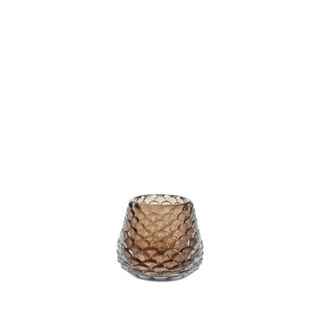 Conia värmeljushållare H6,5 cm. brun