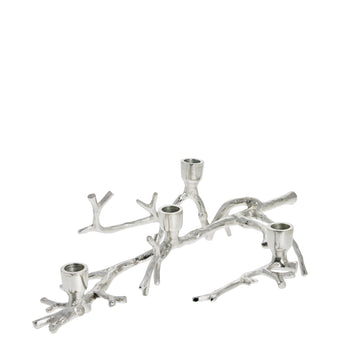 Marline adventsljusstake H12 cm. silver