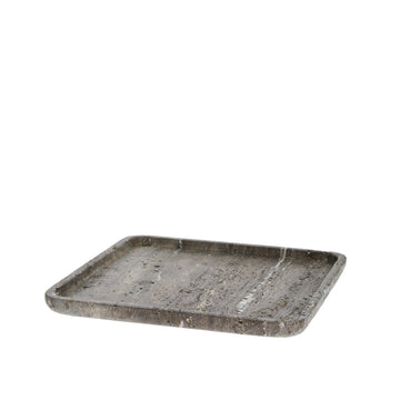 Elina bricka 25x25 cm. brun