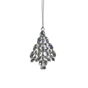 Ada ornament H cm. silver