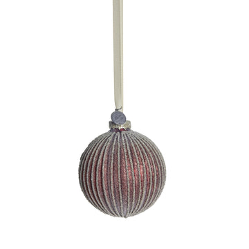 Norille dekoration H8 cm. mörkröd