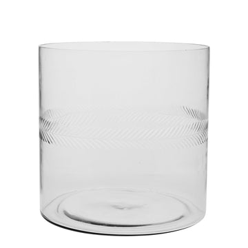 Carla vas H30 cm. transparent
