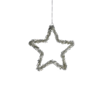 Almine ornament H26 cm. silver