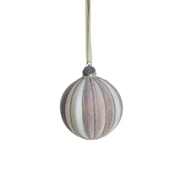 Nomillia dekoration H8 cm. benvit