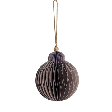 Paline ornament H10 cm. støvet rosa