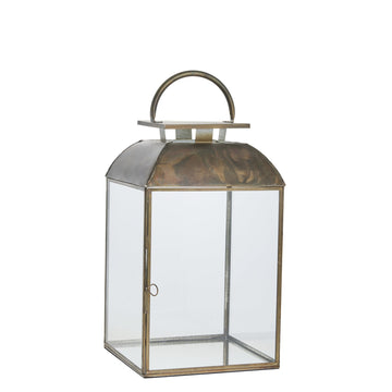 Sigrid lykta H42 cm. antikt guld