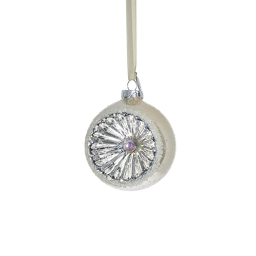 Hevig dekoration H8 cm. benvit