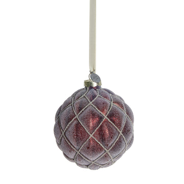 Norille dekoration H10 cm. mörkröd