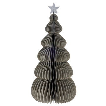 Paline dekoration H40 cm. lysegrå