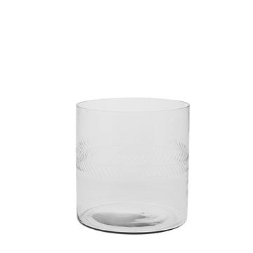 Carla vas H20 cm. transparent