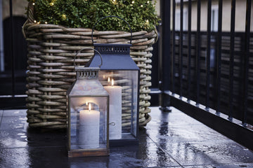 Signe lykta H30,5 cm. antikt guld