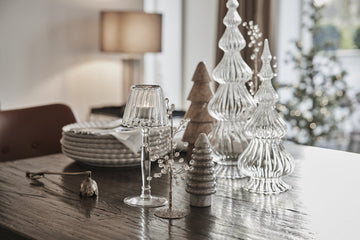 Asta dekoration H30 cm. transparent