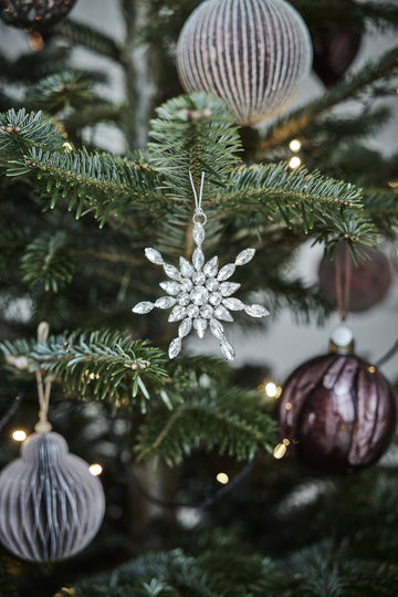 Paline ornament H10 cm. støvet rosa