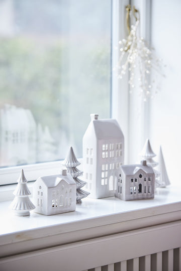 Mythel dekoration H5,5 cm. vit