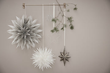 Augusta ornament H17 cm. silver